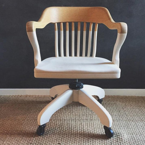 Oak office chair