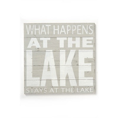 What Happens..Lake Sign